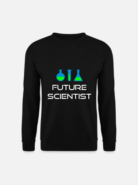 Future scientist (piston, test tube) - Unisex Sweatshirt - black