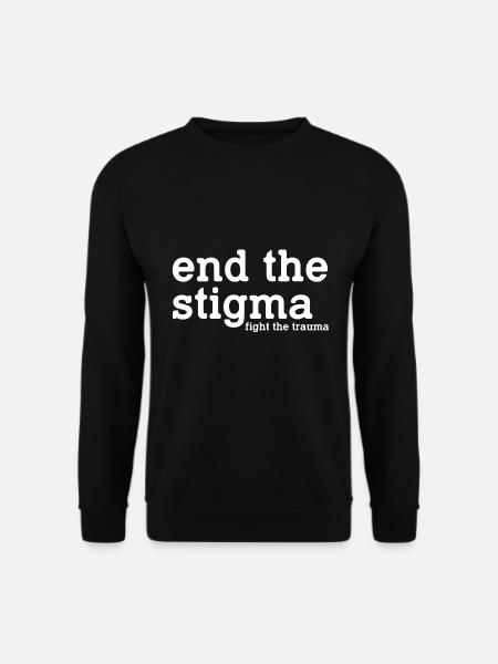 Beenden Sie das Stigma Kampf Das Trauma - Unisex Pullover - Schwarz