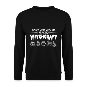 Hexen - Unisex Pullover - Schwarz - Vorne - Alina (178cm) & Michal (187cm)