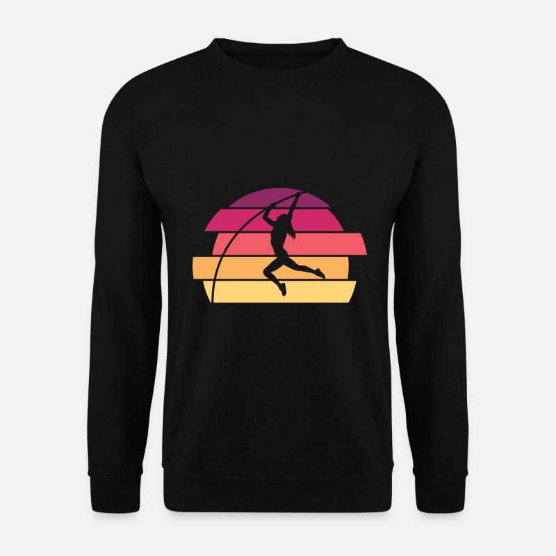 Stabhochspringer - Unisex Pullover - Schwarz