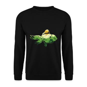 Forêt Nature Paysage Pêche Cadeau Poisson sucré - Sweat-shirt Unisexe - noir - Devant - Alina (178cm) & Michal (187cm)