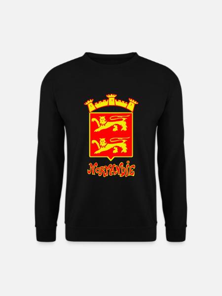 LÖWE DER NORMANDIE Louis RUNEMBERG © Adagp - Unisex Pullover - Schwarz