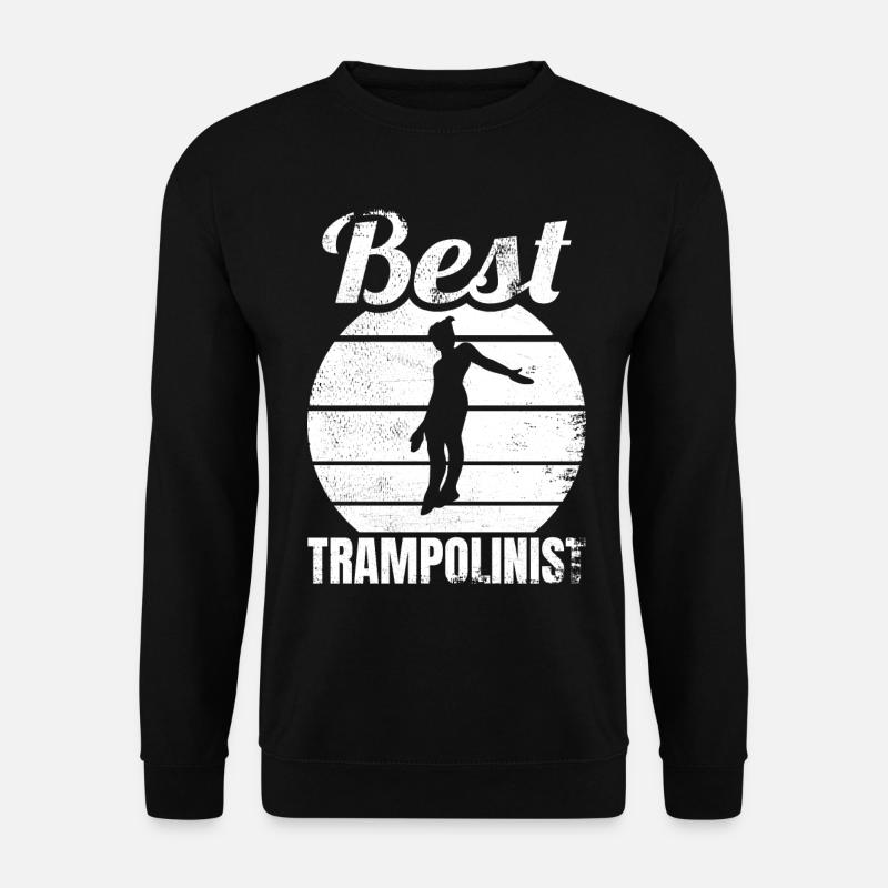 Drôle de pull trampoline - Sweat-shirt Unisexe - noir