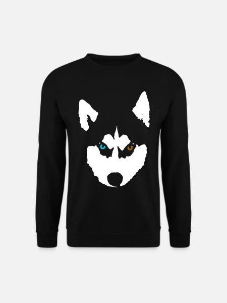 Husky Dog Siberian Husky - Unisex Sweatshirt - black