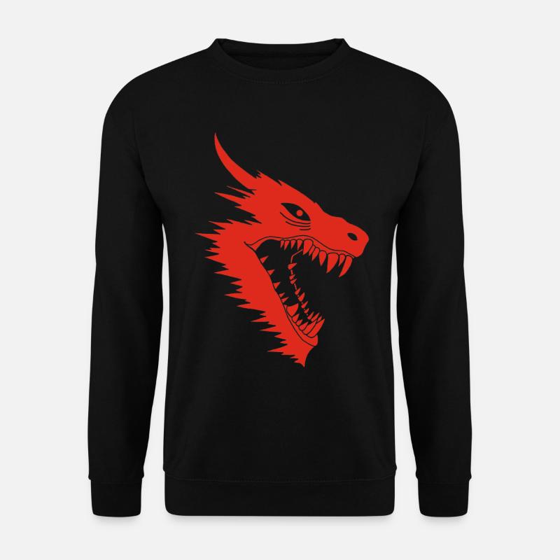 Red Dragon Attack - Unisex Sweatshirt - black