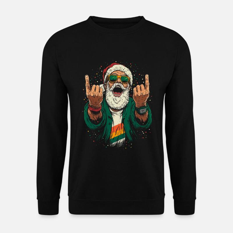Sankt Nikolaus Rocking - Unisex Sweatshirt - black