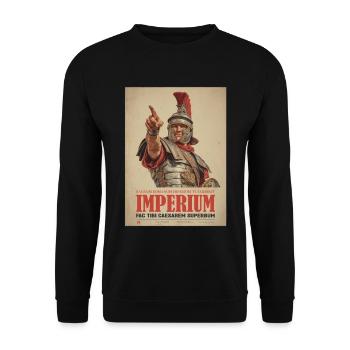 Roman Empire - Unisex Sweatshirt - black - Front - Alina (178cm) & Michal (187cm)