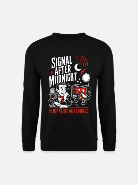 Signal After Midnight Radio Horror - Unisex Pullover - Schwarz