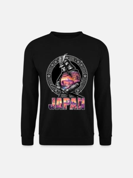 Japan Samurai Shogun Fuji - Unisex Pullover - Schwarz