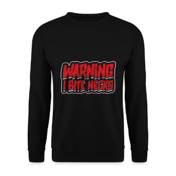 Vampire Horreur Bat - Sweat-shirt Unisexe - noir - Devant - Alina (178cm) & Michal (187cm)