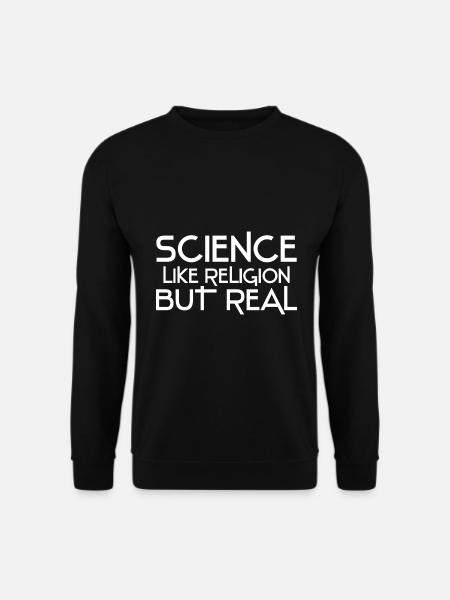 Atheismus Wissenschaft - Unisex Pullover - Schwarz