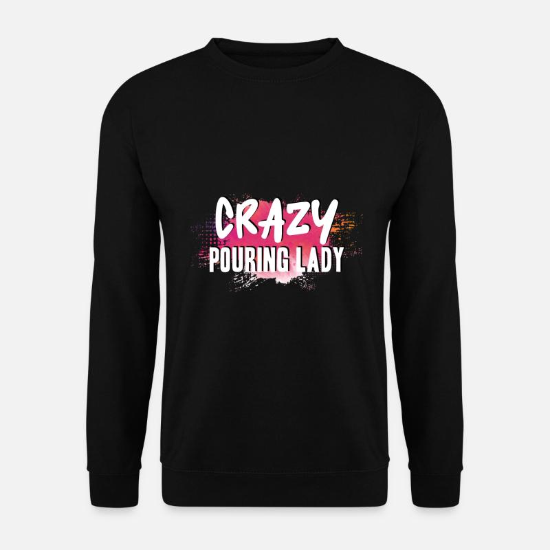 fluid painting - Unisex Pullover - Schwarz