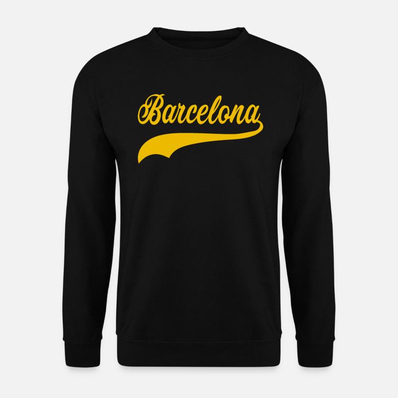 barcelona swoosh - Unisex Pullover - Schwarz
