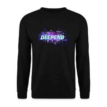 Deepend - Unisex Pullover - Schwarz - Vorne - Alina (178cm) & Michal (187cm)