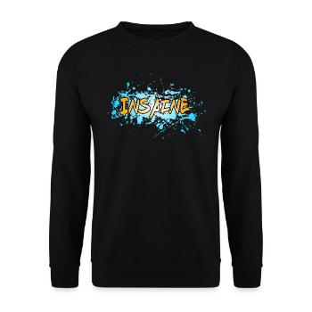 Insaine - Unisex Pullover - Schwarz - Vorne - Alina (178cm) & Michal (187cm)