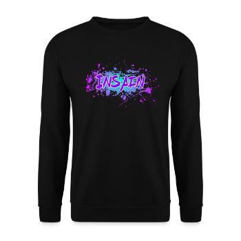 Insain - Unisex Pullover - Schwarz - Vorne - Alina (178cm) & Michal (187cm)