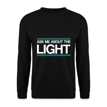 Bühnentechniker Theater | Beruf Technik Geschenk - Unisex Pullover - Schwarz - Vorne - Alina (178cm) & Michal (187cm)