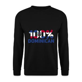 Dominicain - Sweat-shirt Unisexe - noir - Devant - Alina (178cm) & Michal (187cm)