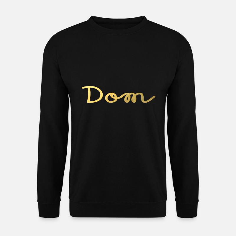 dom bdsm sub kinky - Unisex Pullover - Schwarz