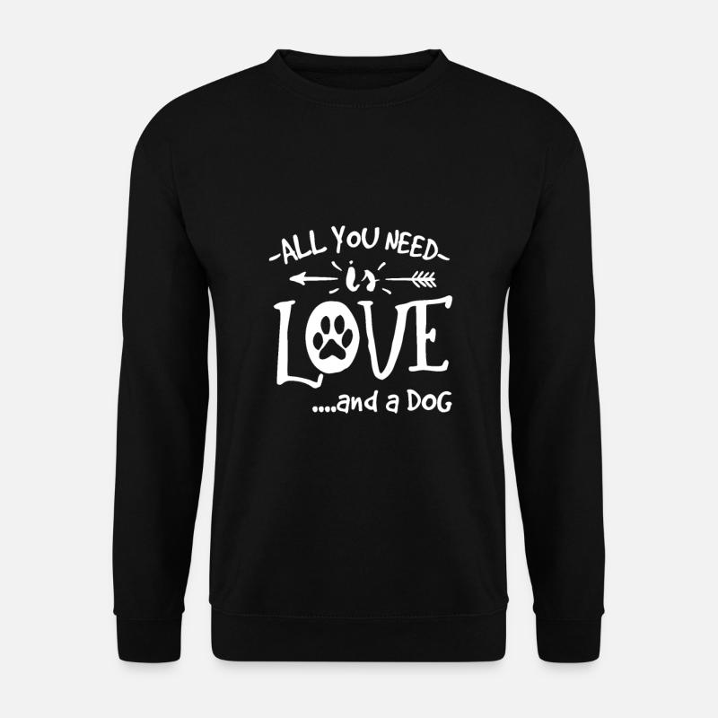 les amateurs de chiens - Sweat-shirt Unisexe - noir