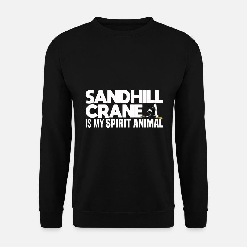 Kanadakranich - Unisex Pullover - Schwarz