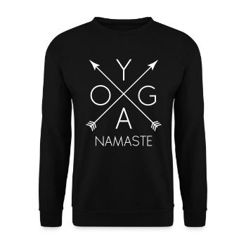 IMG 2961 - Unisex Sweatshirt - black - Front - Alina (178cm) & Michal (187cm)