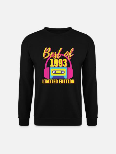 30. Geburtstag Best of 1993 Kassette Retro 80er Jahre - Unisex Pullover - Schwarz