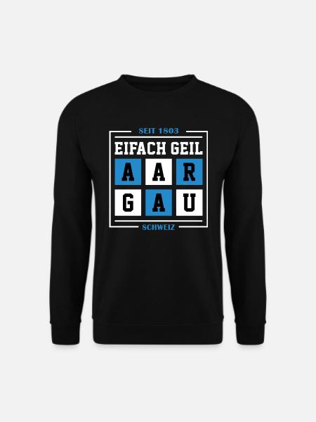 Aargau - Unisex Pullover - Schwarz