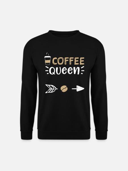 Coffee Queen - Coffee - Unisex Sweatshirt - black