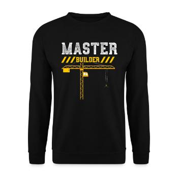 Master Builder - Unisex Pullover - Schwarz - Vorne - Alina (178cm) & Michal (187cm)