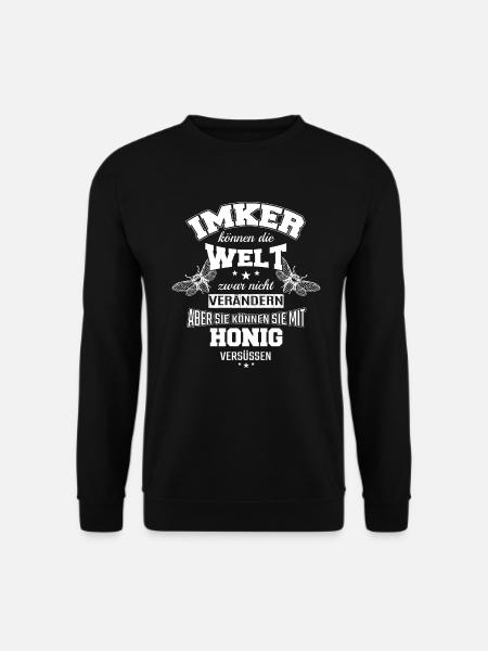 Imker können die Welt.png - Unisex Pullover - Schwarz