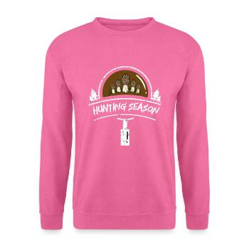 Funny Mushroom Hunting Season Gift - Unisex Sweatshirt - pink - Front