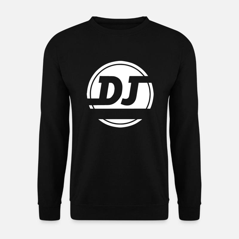 DJ (text your name in empty space) - Unisex Sweatshirt - black