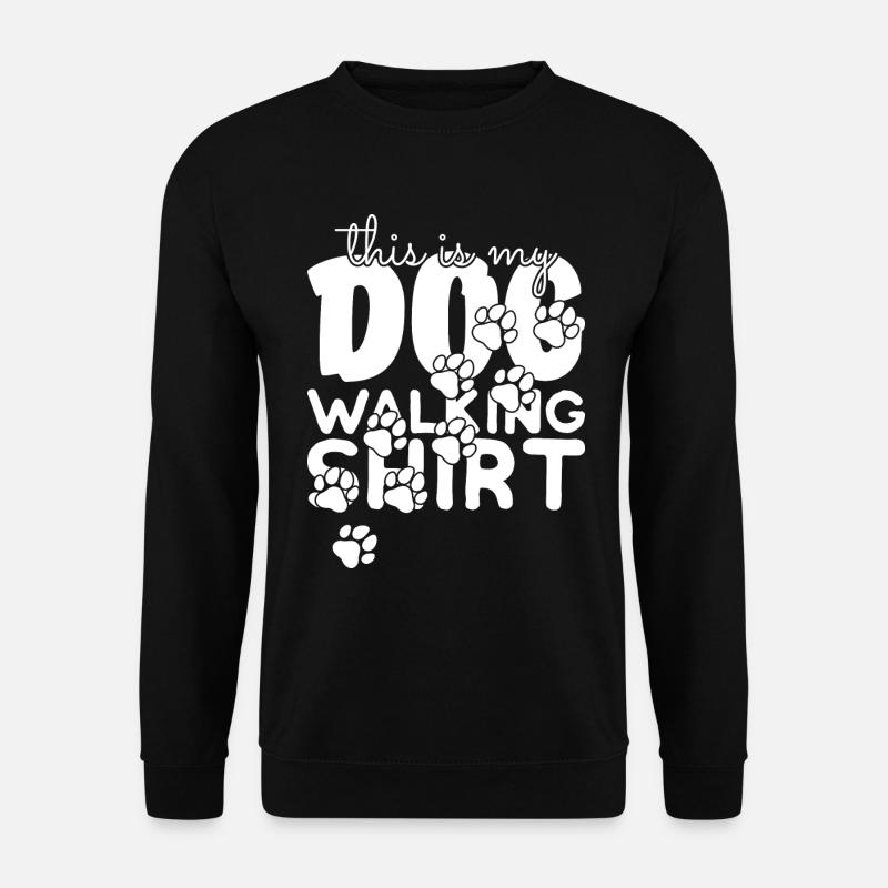 Hunde Shirt - Unisex Pullover - Schwarz