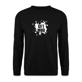 Cyclocross CrossRad Get Mud Bike Gift - Unisex Sweatshirt - black - Front - Alina (178cm) & Michal (187cm)