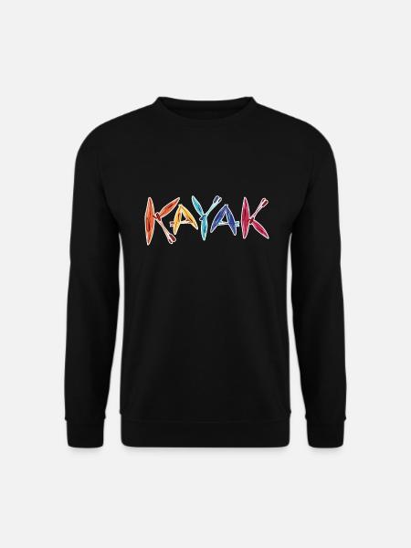 Kayaks & Paddles Kayaking Kayaker Gift - Unisex Sweatshirt - black