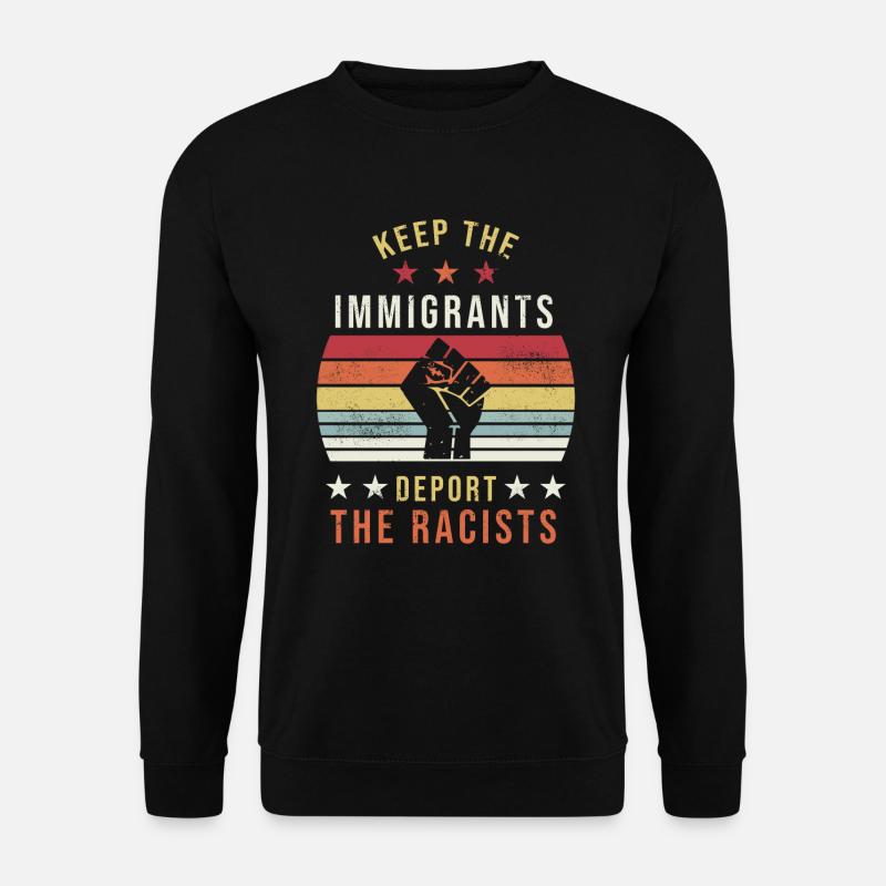 Gardez le cadeau d’égalité BLM des immigrants - Sweat-shirt Unisexe - noir