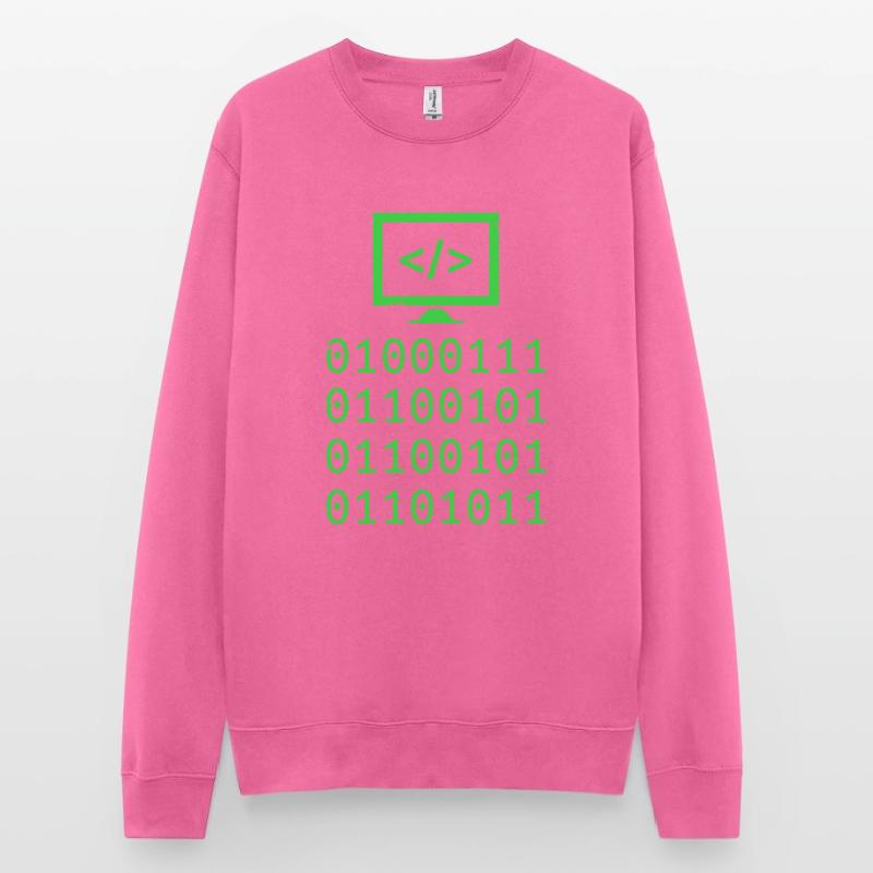 Cadeau de programmation de codage de code binaire Sweat-shirt Unisexe