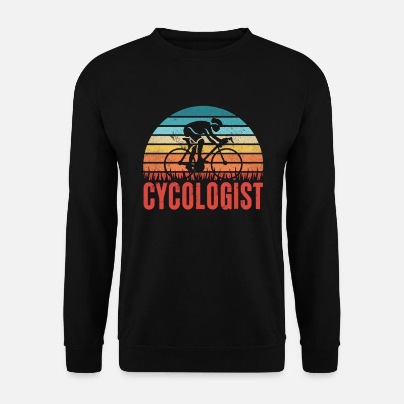 Lustiges Radfahrer-Radfahrer-Geschenk - Unisex Pullover - Schwarz