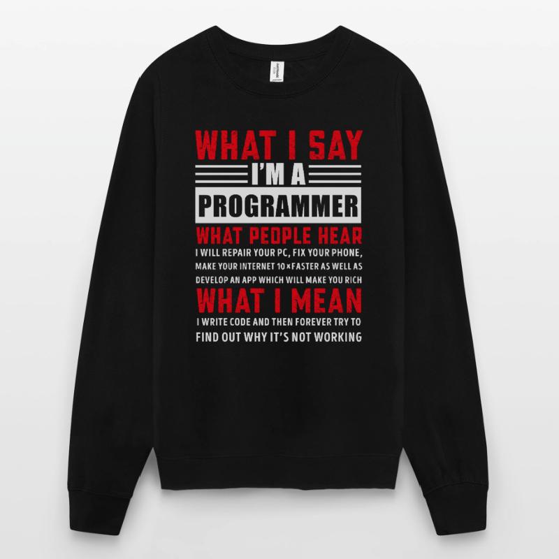 Lustige Programmierung Programmierung Programmierer Geschenk Unisex Pullover