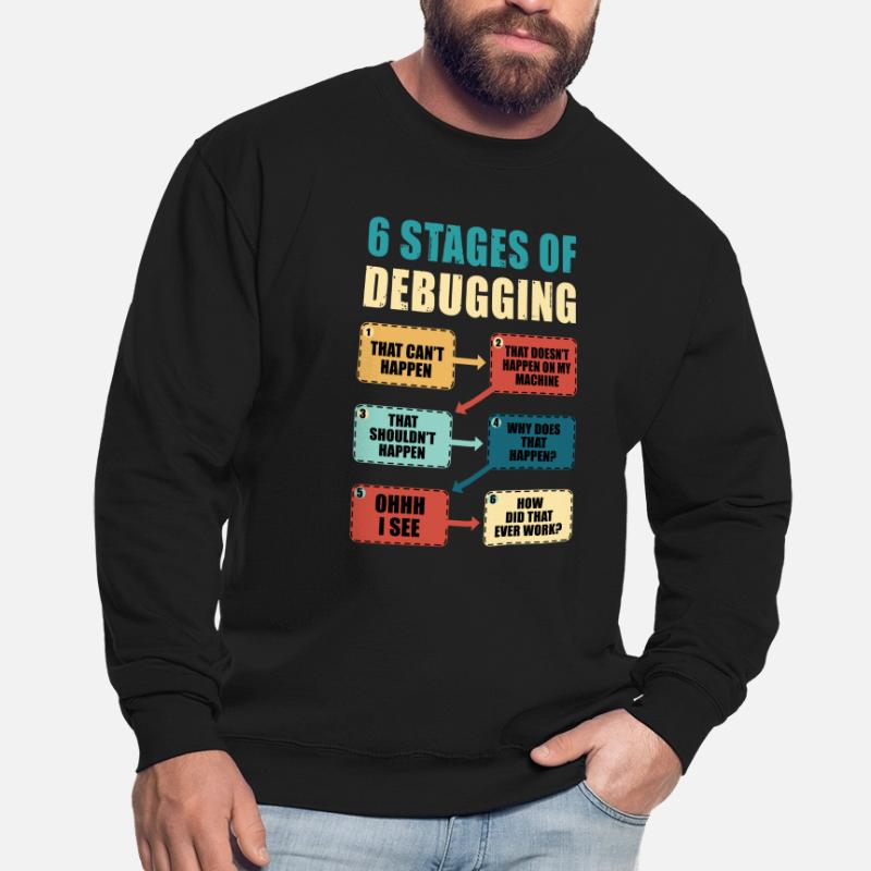 Programmieren Debugging Lustiges Programmierergeschenk Unisex Pullover