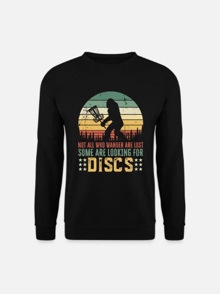 Funny Disc Golf Bigfoot Gift - Unisex Sweatshirt - black
