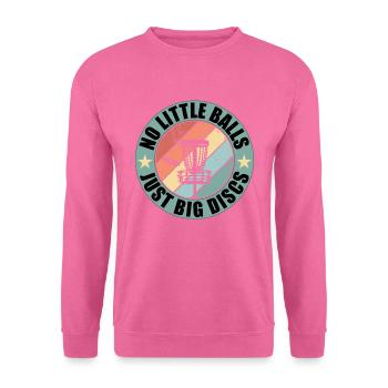 Drôle Retro Disc Golf Vintage Design - Sweat-shirt Unisexe - rose - Devant