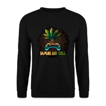 Jeux et détente - Sweat-shirt Unisexe - noir - Devant - Alina (178cm) & Michal (187cm)