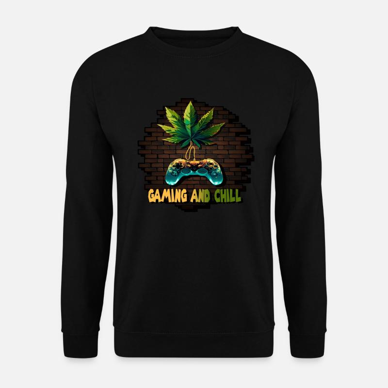Gaming and Chill - Unisex Sweatshirt - black