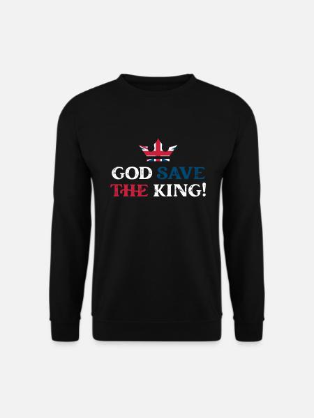 God Save The King Charles 2023 Couronnement - Sweat-shirt Unisexe - noir