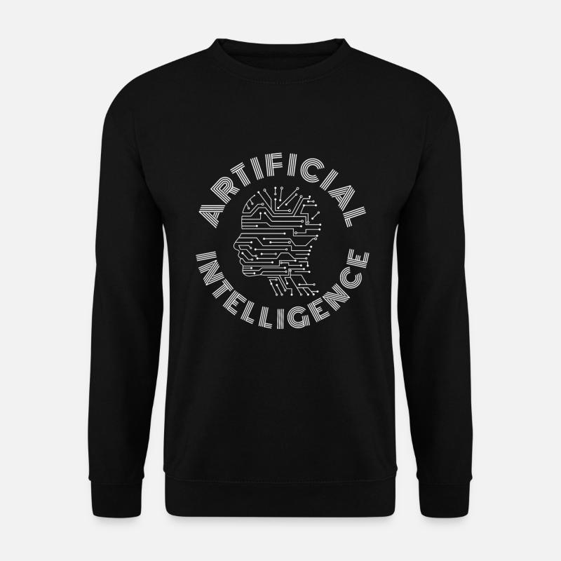 Artificial Intelligence AI machine learning - Unisex Sweatshirt - black