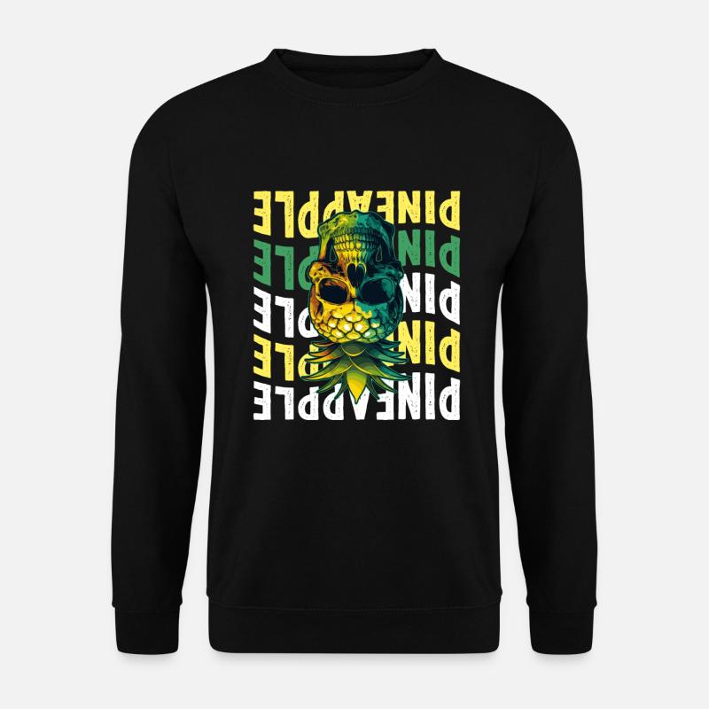 Upside Down Pineapple - Unisex Sweatshirt - black