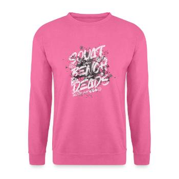 Squat Bench Deads - Unisex Sweatshirt - pink - Front