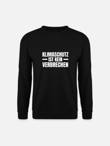 Klimaschutz Kohleausstieg Energiewende Klimawandel - Unisex Pullover - Schwarz